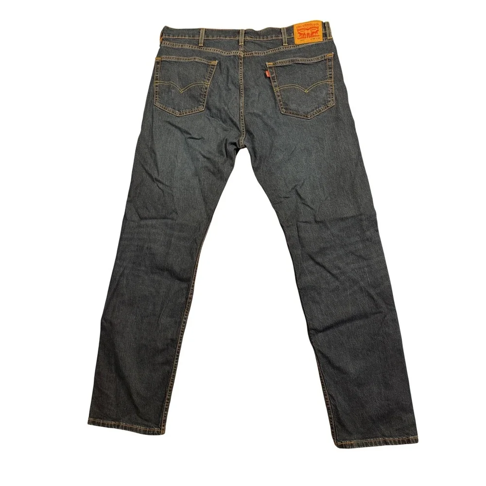 Levis 505 Jeans Mens 38x34 Regular Fit Straight Leg‎ Blue Denim Classic